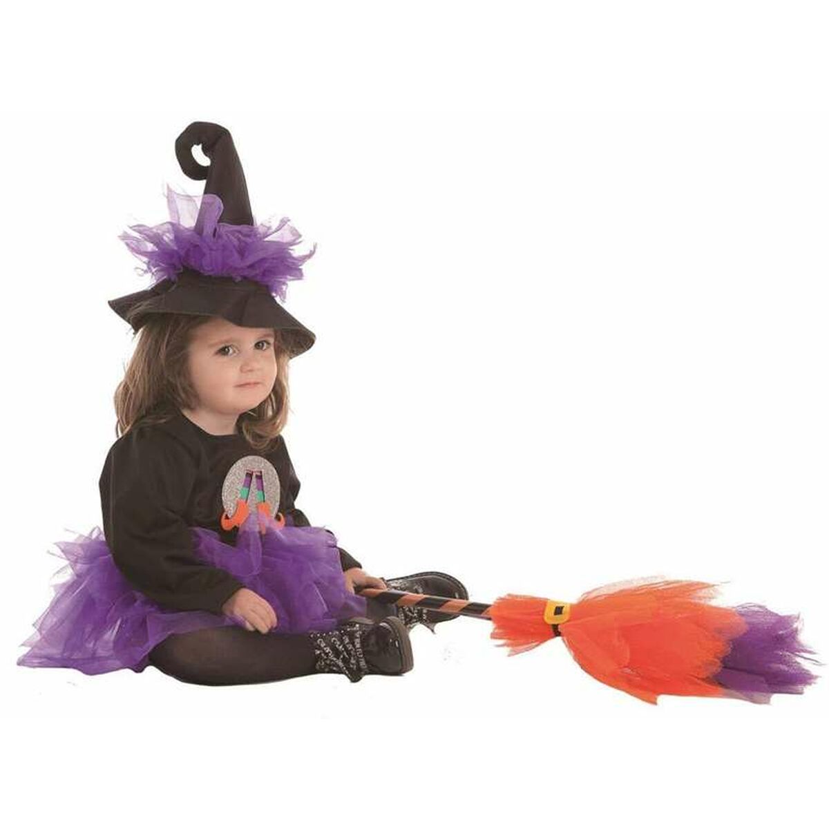 Verkleidung für Babys Hexe 0-12 Monate von BigBuy Carnival