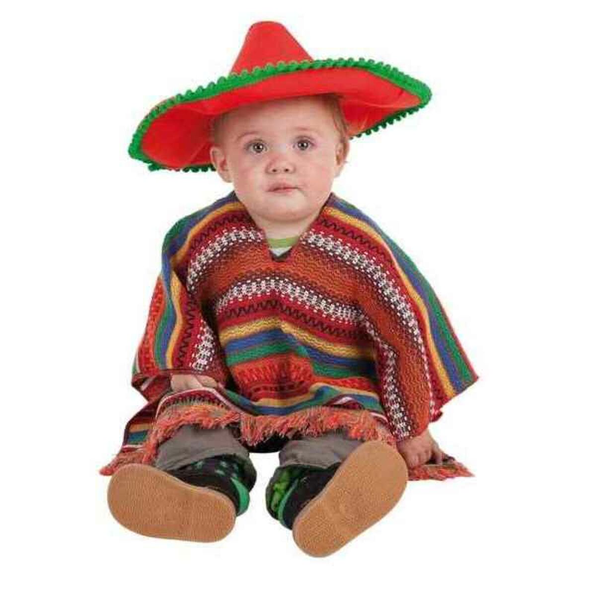 Verkleidung für Babys Mexikaner 0-12 Monate (2 Stücke) von BigBuy Carnival
