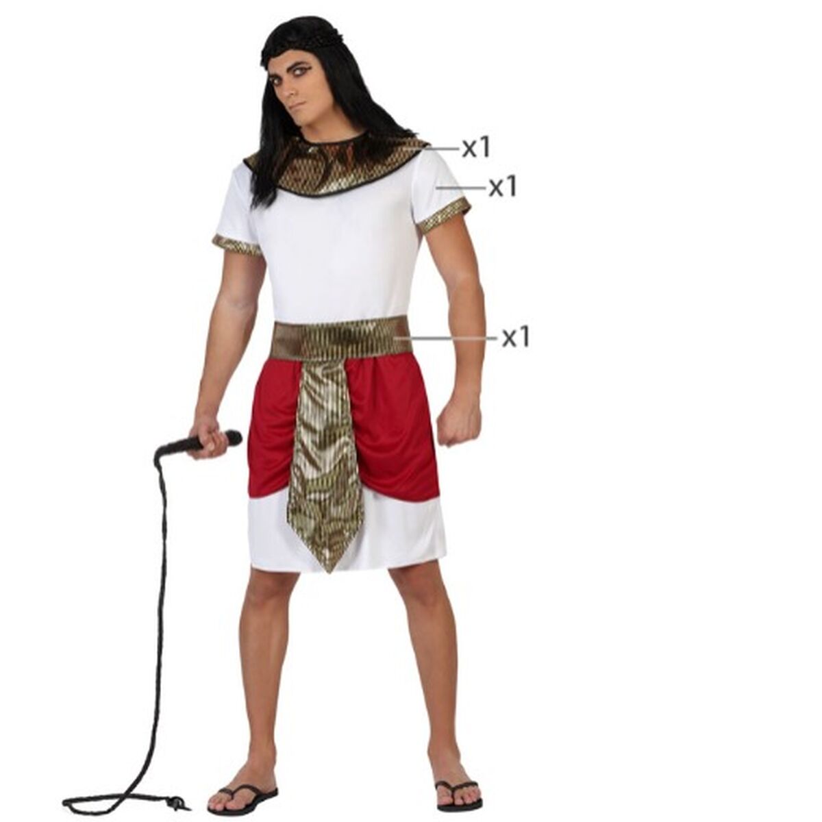 Verkleidung für Erwachsene Ägypter Verkleidung für Erwachsene Ägypter von BigBuy Carnival