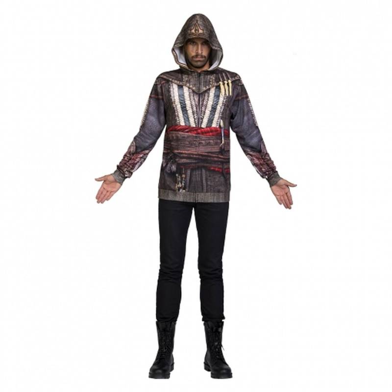 Verkleidung für Erwachsene Assassin's Creed Grau von BigBuy Carnival