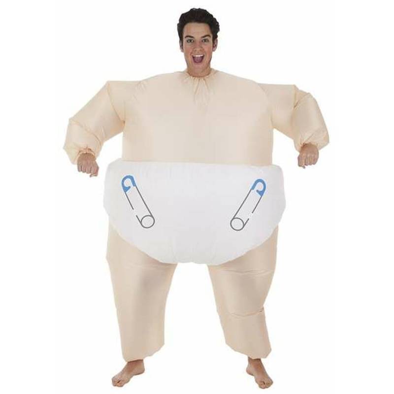 Verkleidung für Erwachsene Baby Aufblasbar L von BigBuy Carnival