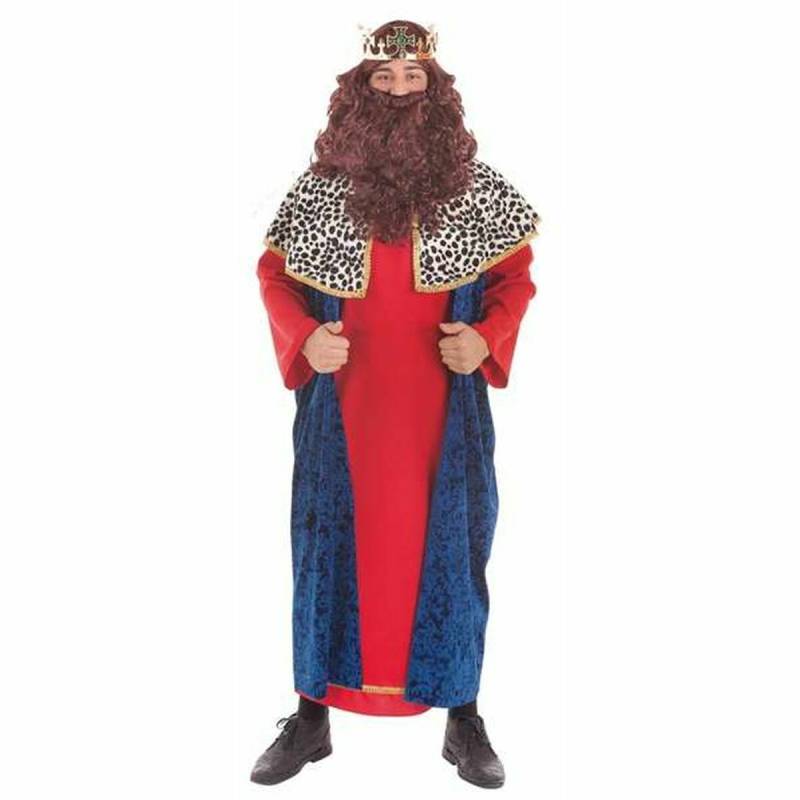 Verkleidung für Erwachsene Blau Heiliger König von BigBuy Carnival