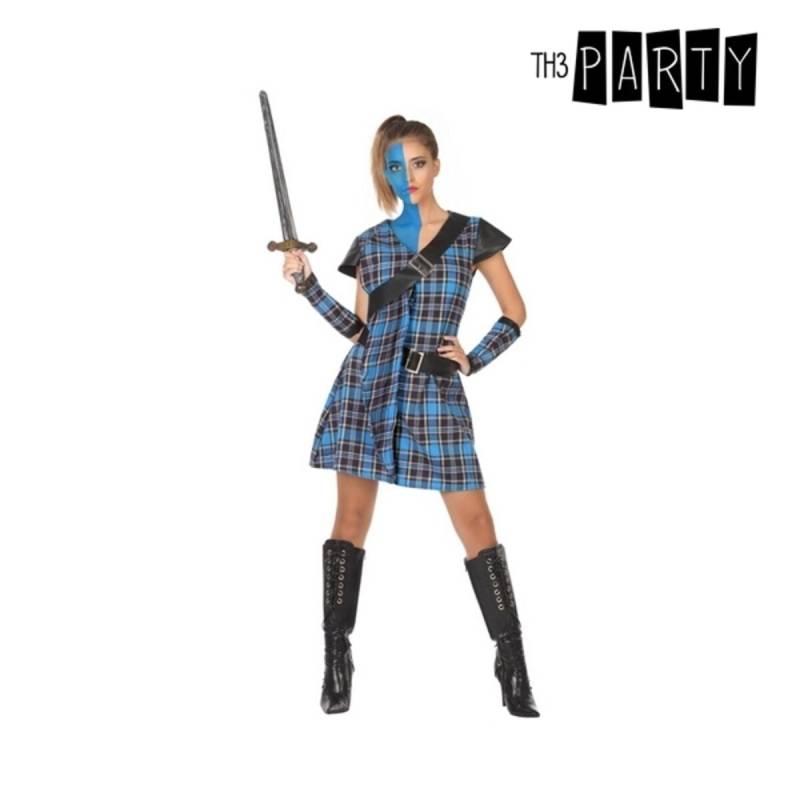 Verkleidung für Erwachsene Blau Schottin 4 pcs von BigBuy Carnival