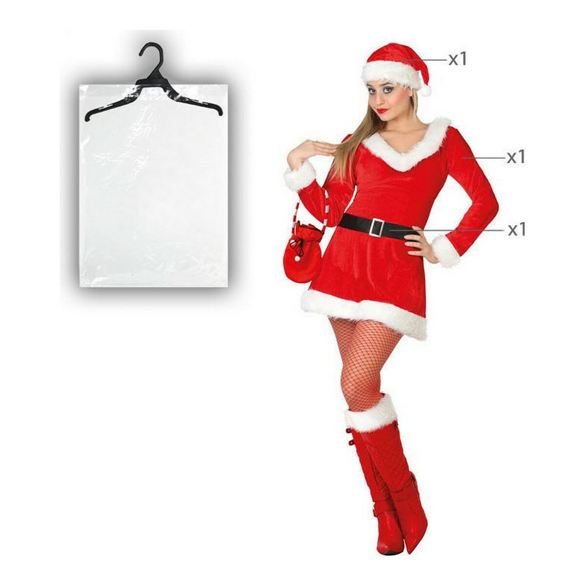 Verkleidung für Erwachsene DISFRAZ MAMA NOEL XL Weihnachtsfrau Verkleidung für Erwachsene DISFRAZ MAMA NOEL XL Weihnachtsfrau von BigBuy Carnival