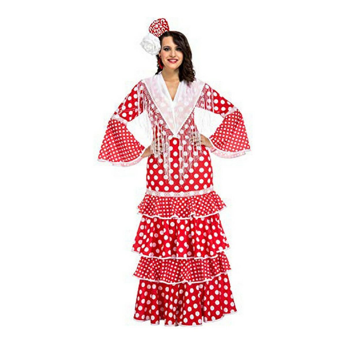 Verkleidung für Erwachsene Flamenca XL Verkleidung für Erwachsene Flamenca XL von BigBuy Carnival