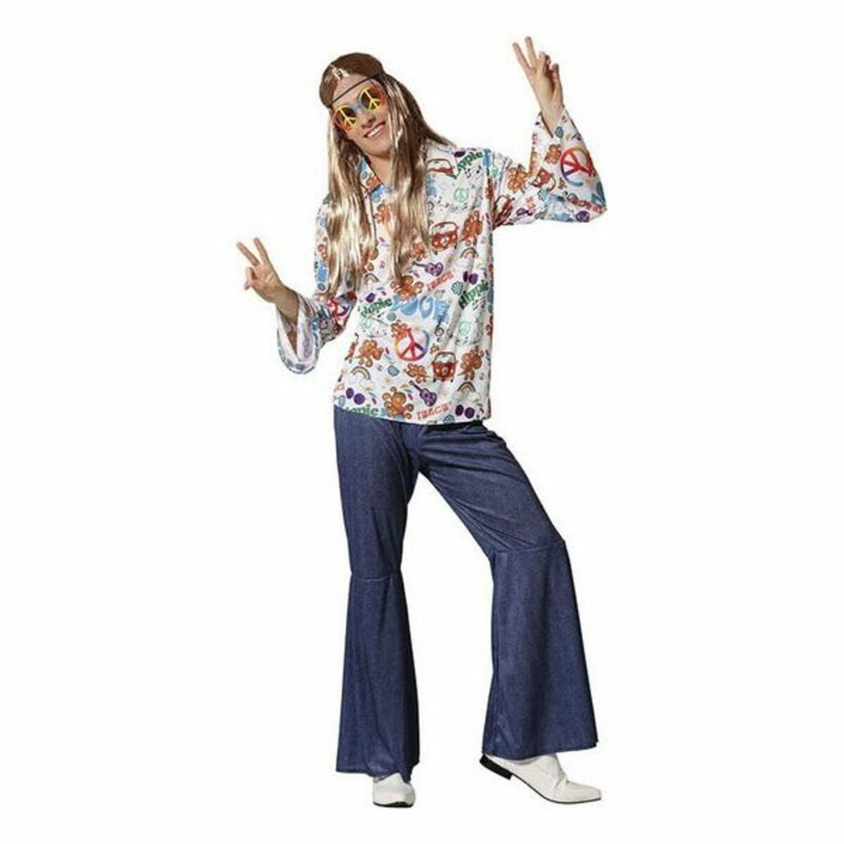 Verkleidung für Erwachsene Hippie Verkleidung für Erwachsene Hippie von BigBuy Carnival