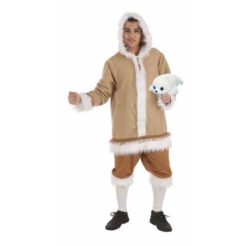 Verkleidung für Erwachsene M/L Eskimo (2 Stücke) von BigBuy Carnival