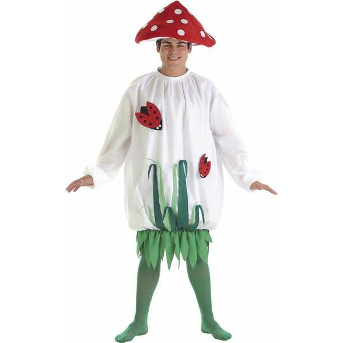 Verkleidung für Erwachsene M/L Pilz (3 Stücke) von BigBuy Carnival