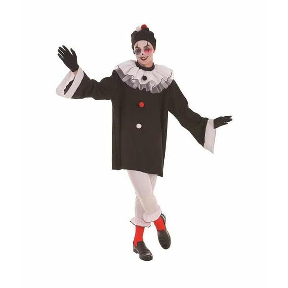 Verkleidung für Erwachsene Pantomime (4 Stücke) von BigBuy Carnival