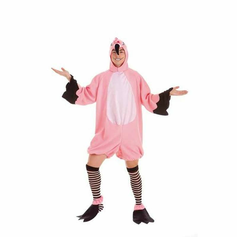 Verkleidung für Erwachsene     Rosa Flamingo (4 Stücke) von BigBuy Carnival
