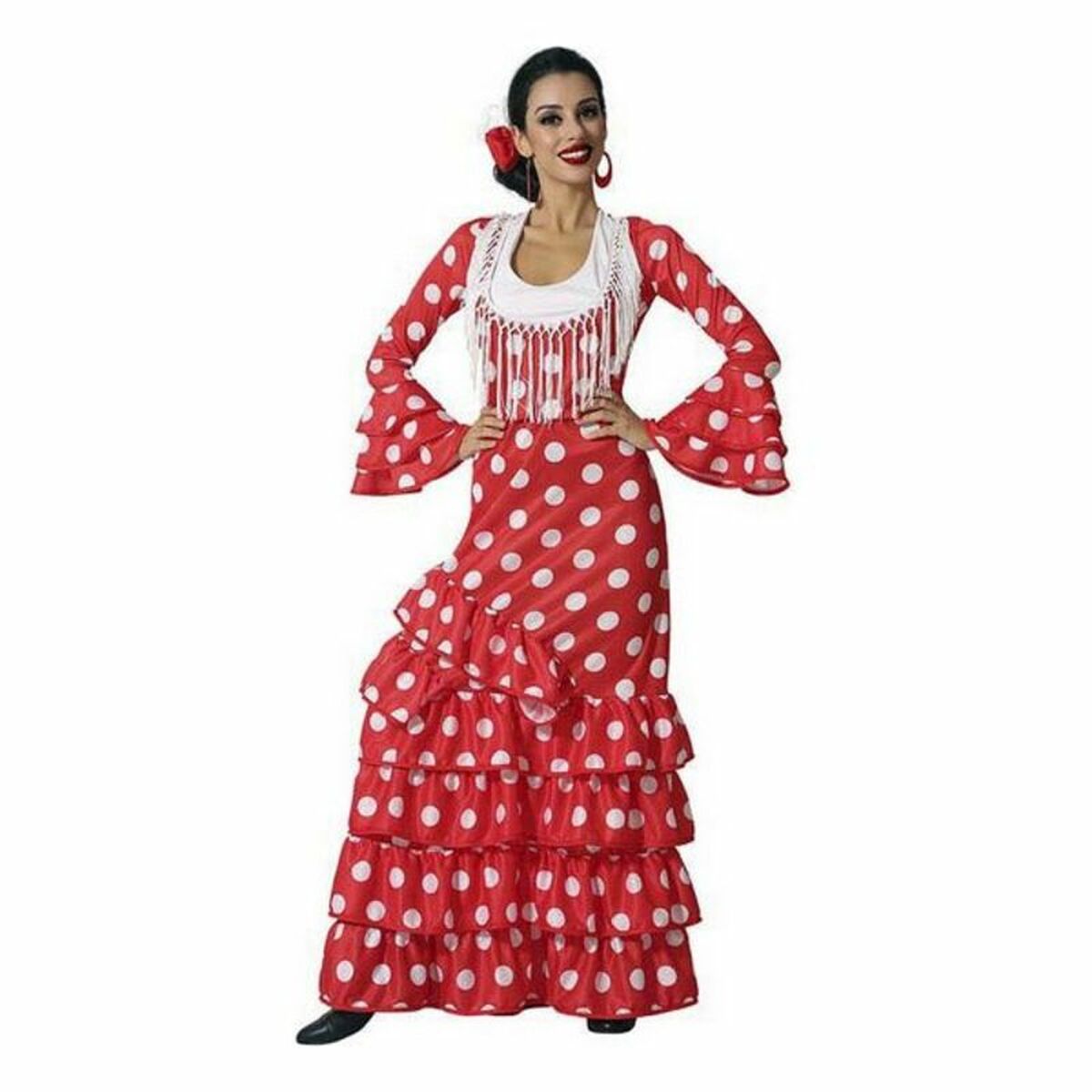 Verkleidung für Erwachsene Rot (1 Stücke) von BigBuy Carnival