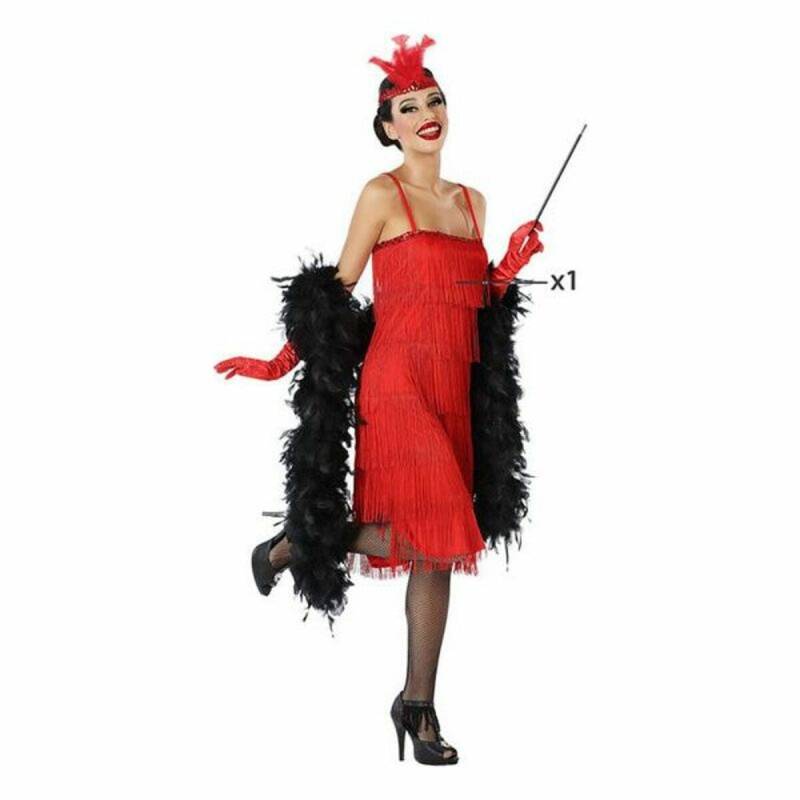 Verkleidung für Erwachsene Rot (1 Stücke) von BigBuy Carnival