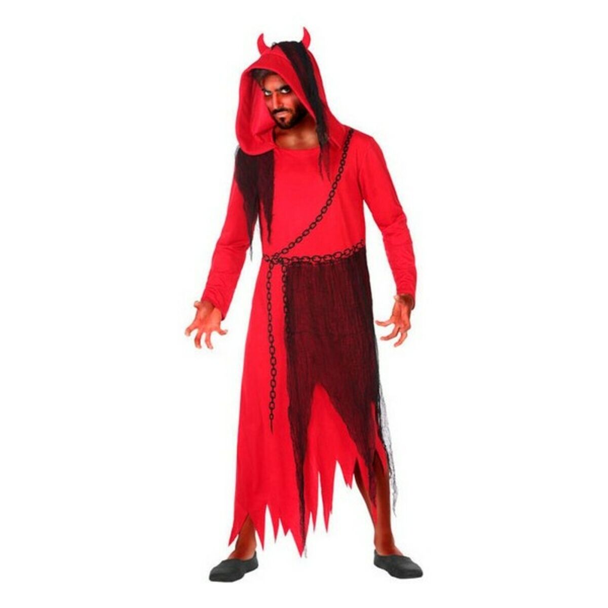 Verkleidung für Erwachsene Rot Dämon XXL Verkleidung für Erwachsene Rot Dämon XXL von BigBuy Carnival