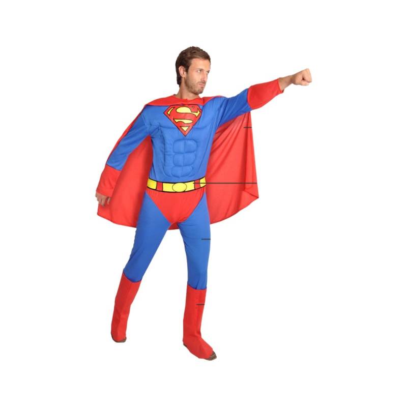 Verkleidung für Erwachsene Superman von BigBuy Carnival