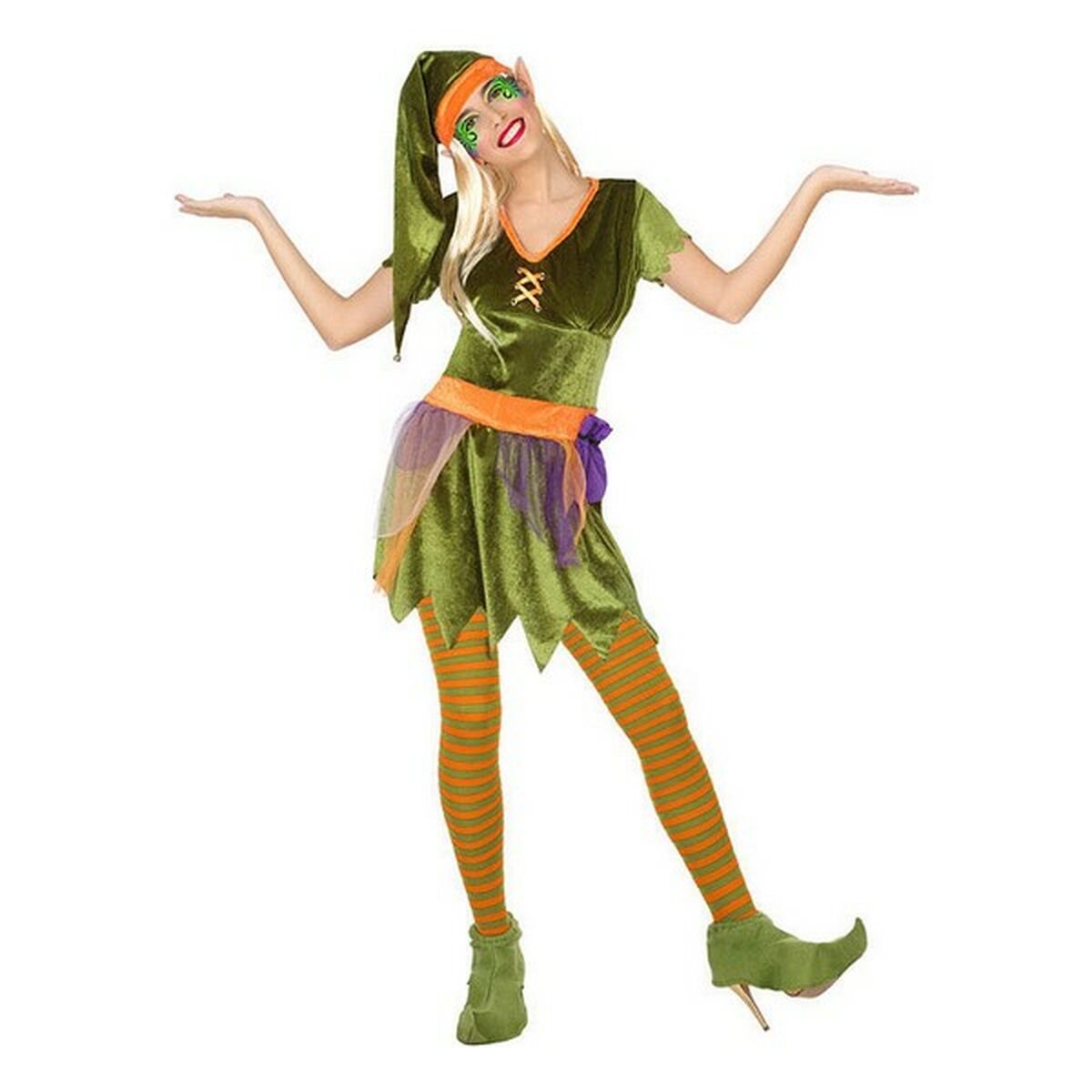 Verkleidung für Erwachsene grün Fantasie (3 Stücke) von BigBuy Carnival