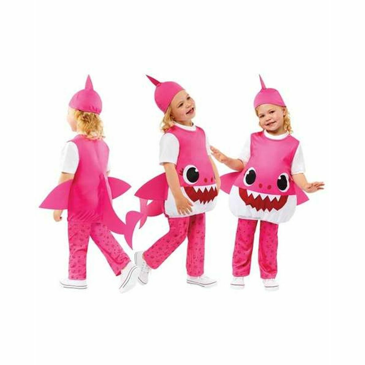 Verkleidung für Kinder Baby Shark Rosa 3 Stücke Verkleidung für Kinder Baby Shark Rosa 3 Stücke von BigBuy Carnival