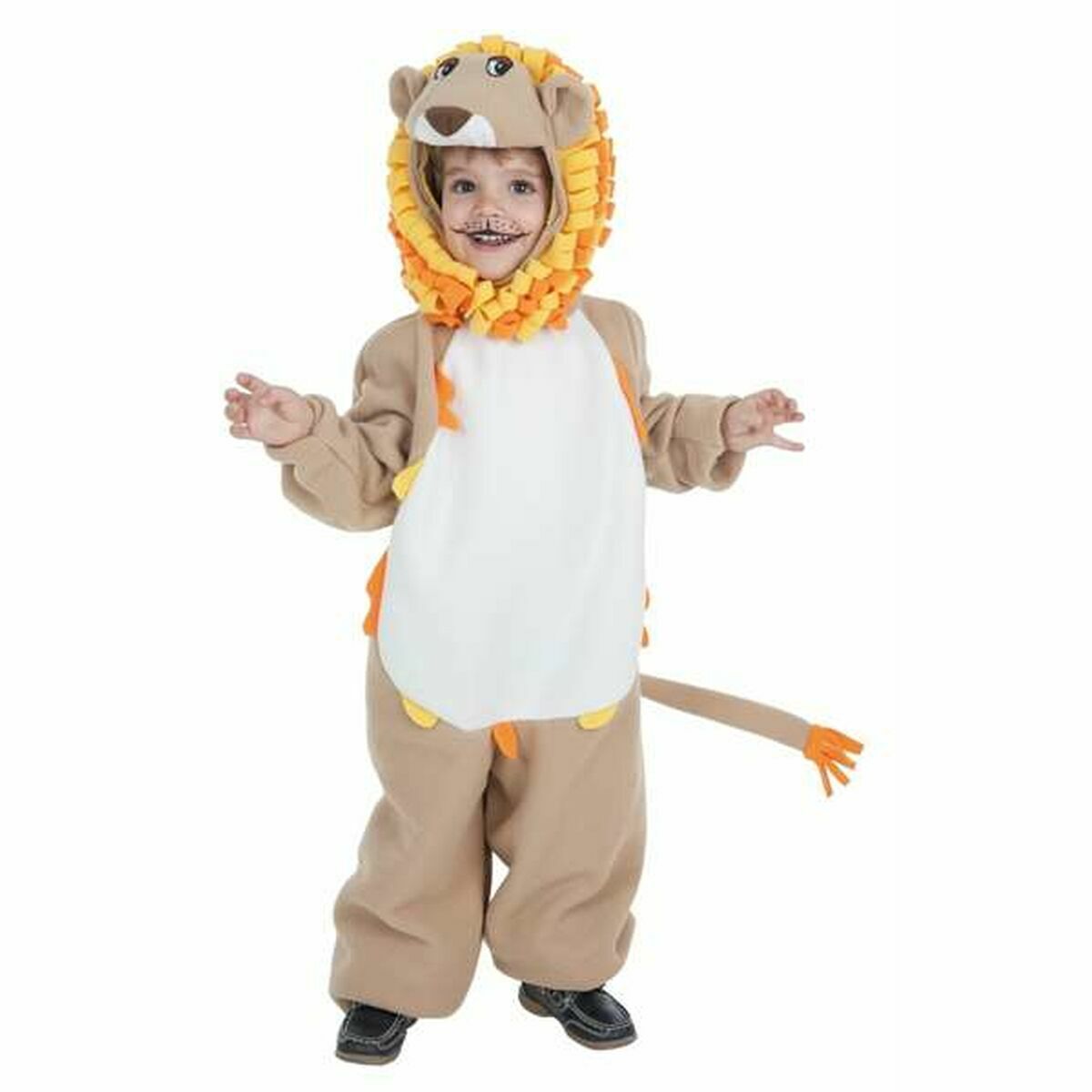 Verkleidung für Kinder Crazy Löwe (1 Stücke) von BigBuy Carnival