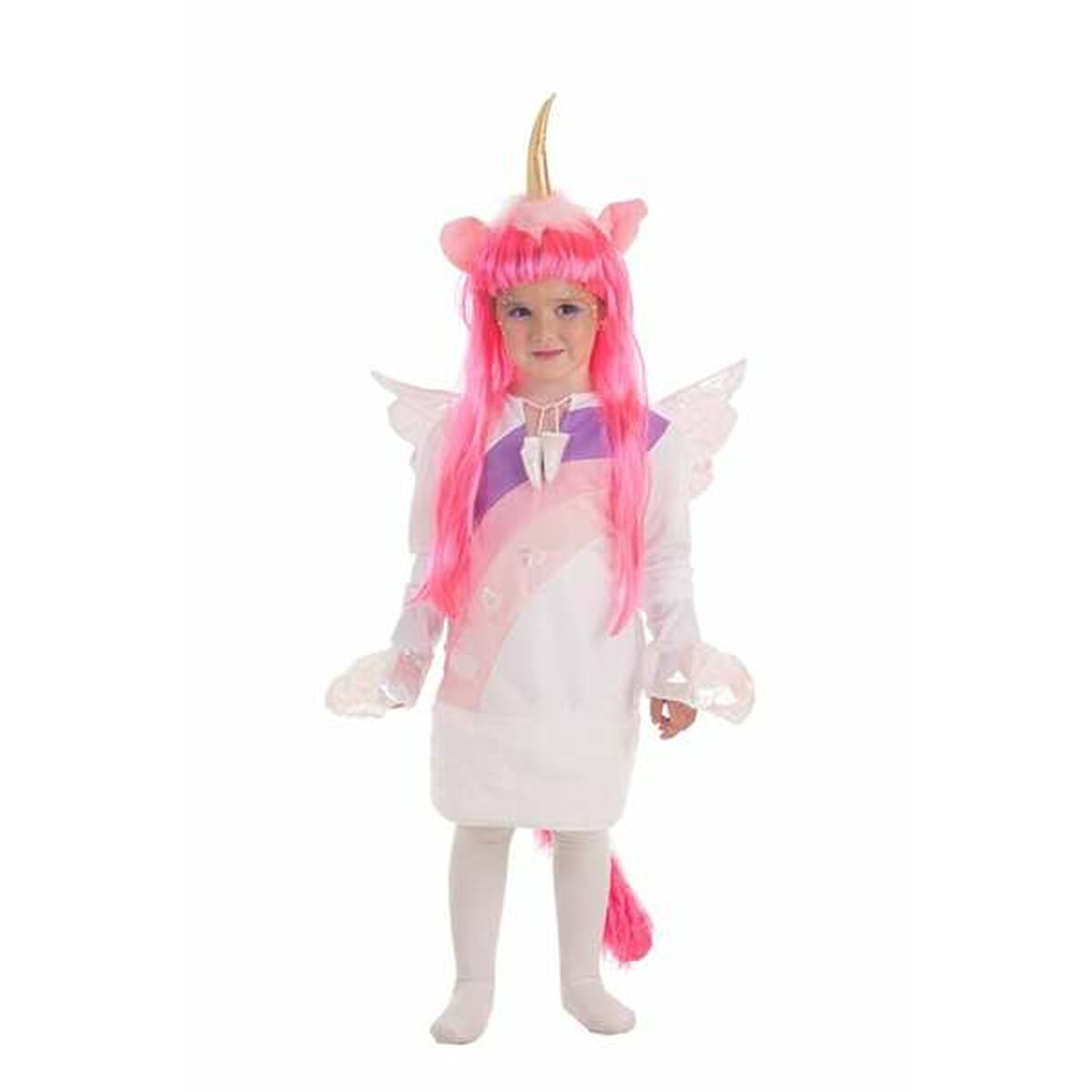 Verkleidung für Kinder Einhorn (4 Stücke) von BigBuy Carnival