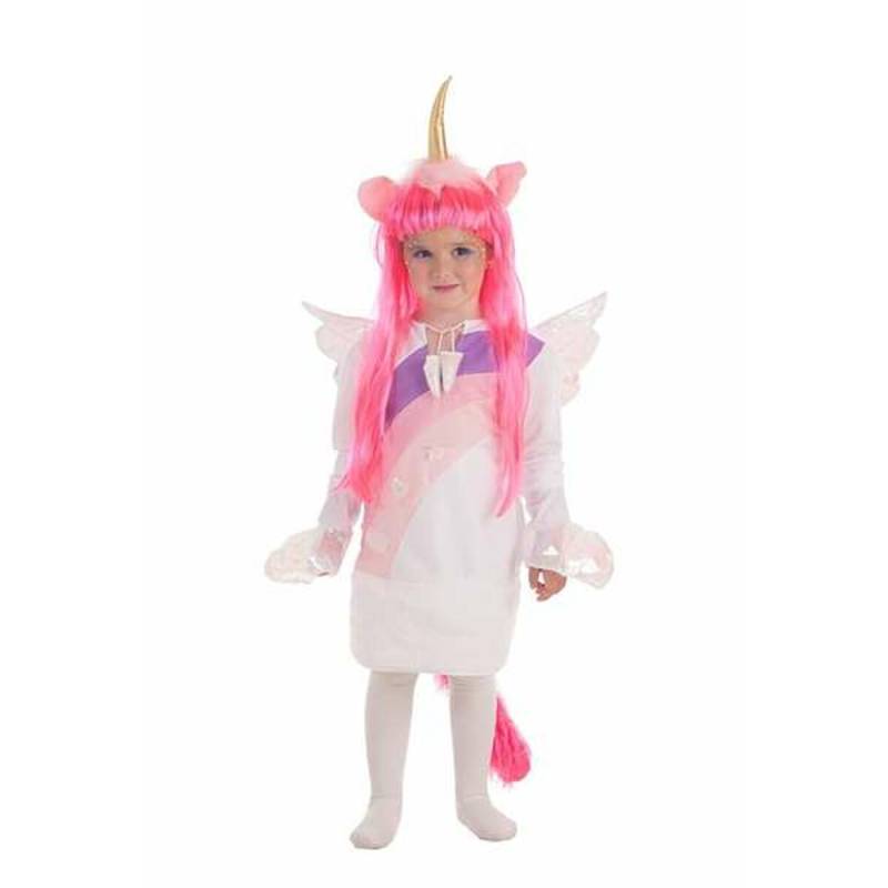 Verkleidung für Kinder Einhorn (4 Stücke) von BigBuy Carnival