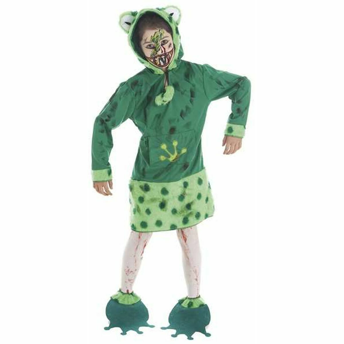 Verkleidung für Kinder Frosch Schminkset Zombie Verkleidung für Kinder Frosch Schminkset Zombie von BigBuy Carnival