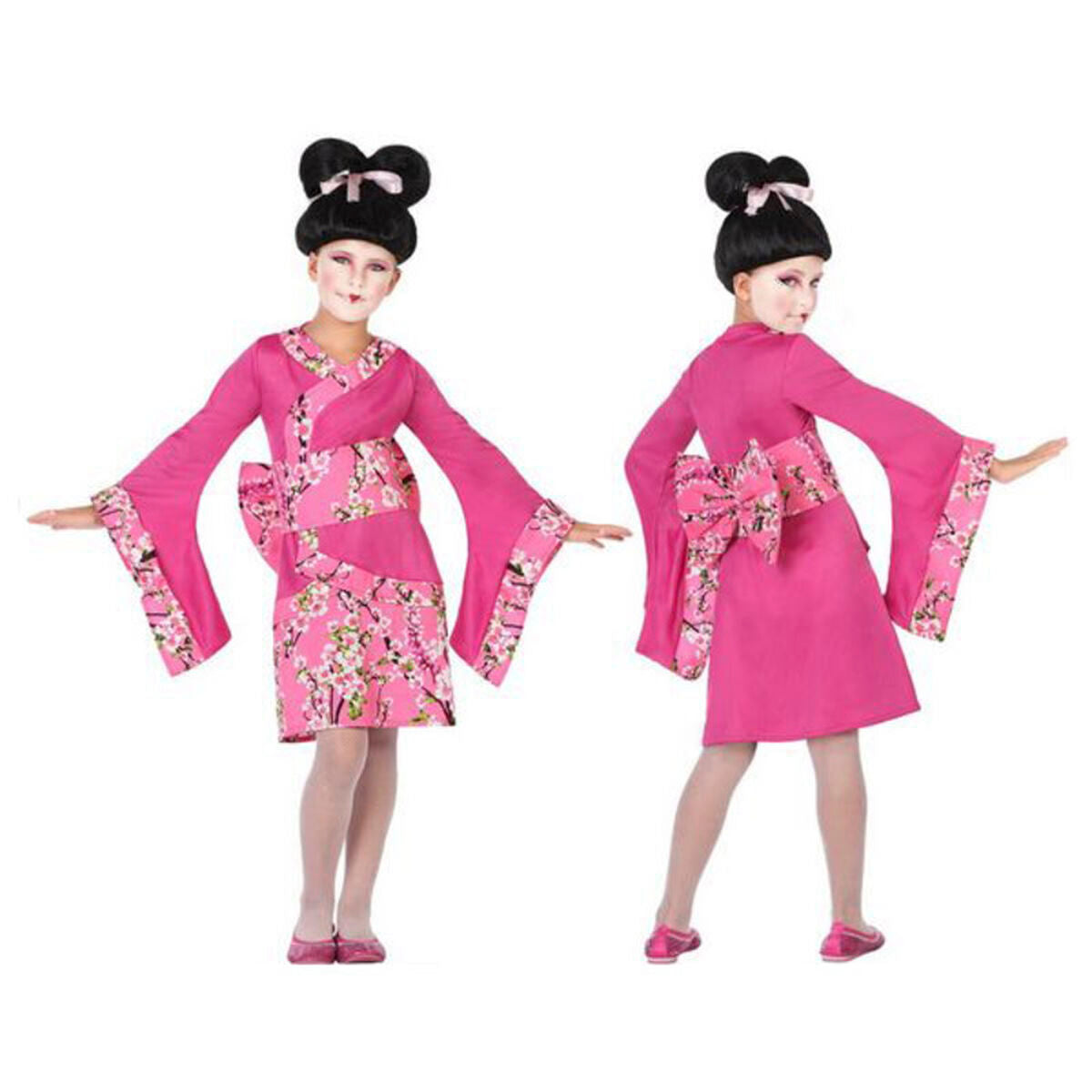 Verkleidung für Kinder Geisha Fuchsia (3 Pcs) von BigBuy Carnival
