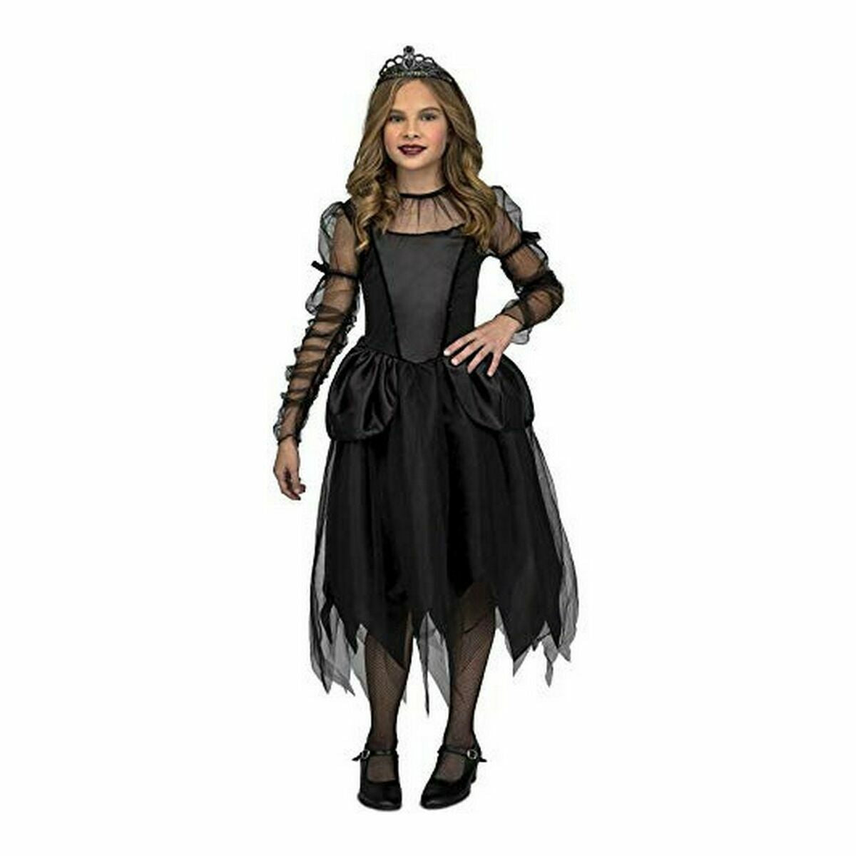 Verkleidung für Kinder Gothic Damsel S 7-9 Jahre (3 Stücke) von BigBuy Carnival