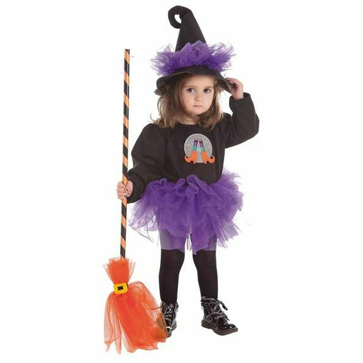 Verkleidung für Kinder Hexe Ballettröckchen (3 Stücke) von BigBuy Carnival
