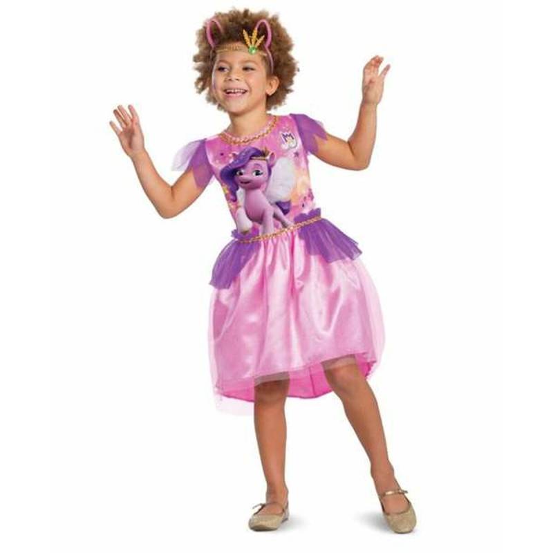 Verkleidung für Kinder Little Pony Pipt Petals Rosa von BigBuy Carnival