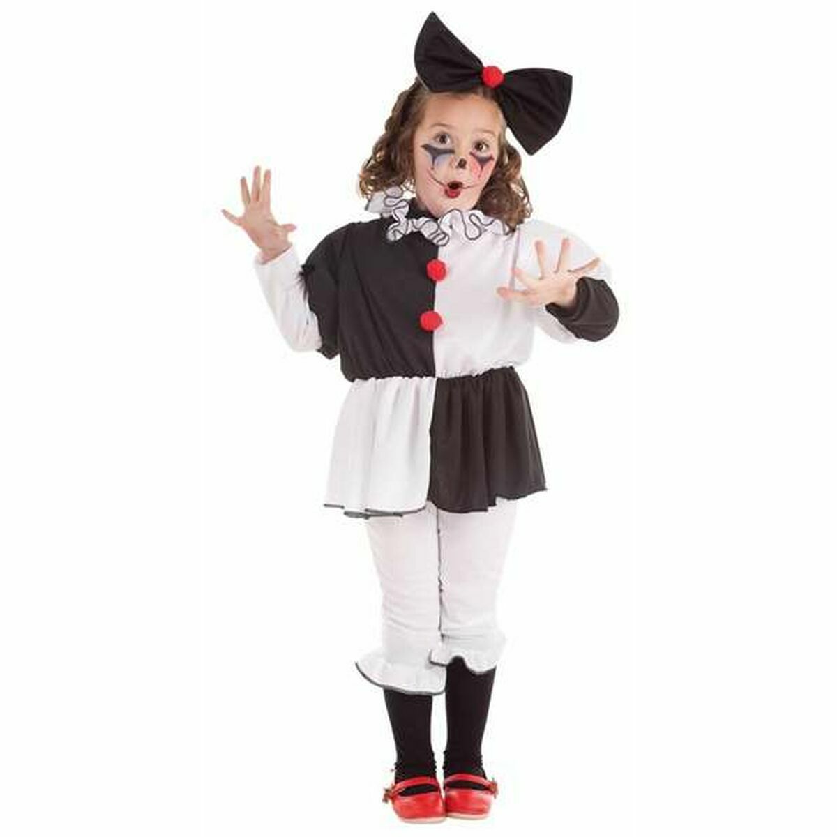 Verkleidung für Kinder Paris Pantomime (4 Stücke) von BigBuy Carnival