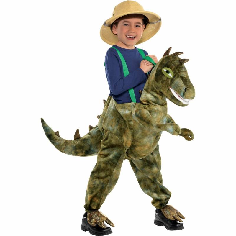 Verkleidung für Kinder grün Dinosaurier von BigBuy Carnival