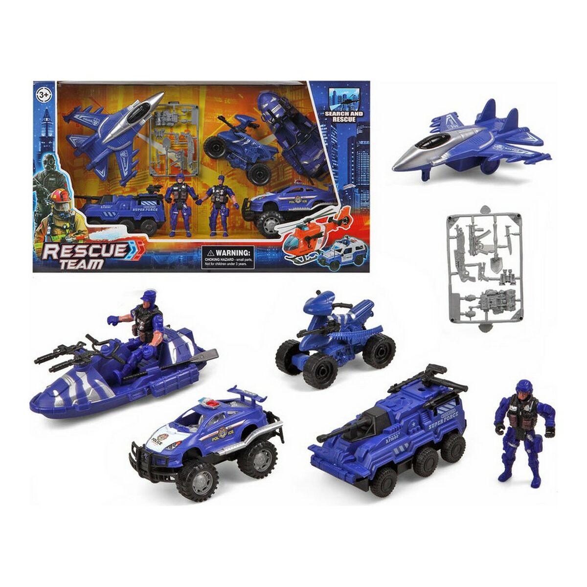 Actionfiguren Rescue Team Polizei Actionfiguren Rescue Team Polizei von BigBuy Fun