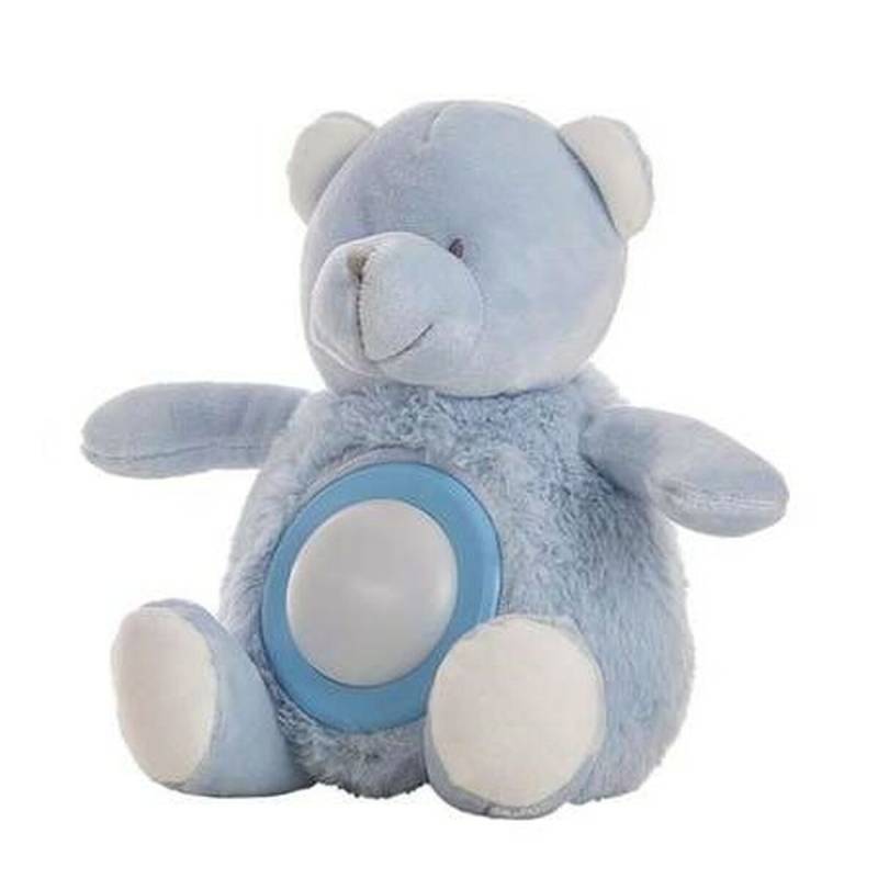 Plüschbär Blau Musik Lichter 20 cm 20cm von BigBuy Fun