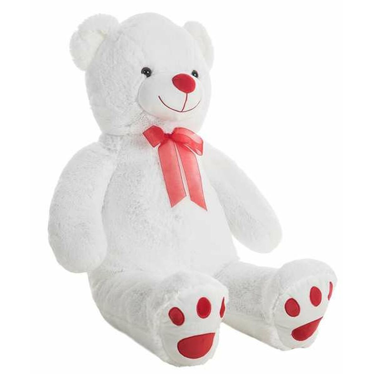 Plüschbär Pretty Weiß 140 cm Plüschbär Pretty Weiß 140 cm von BigBuy Fun