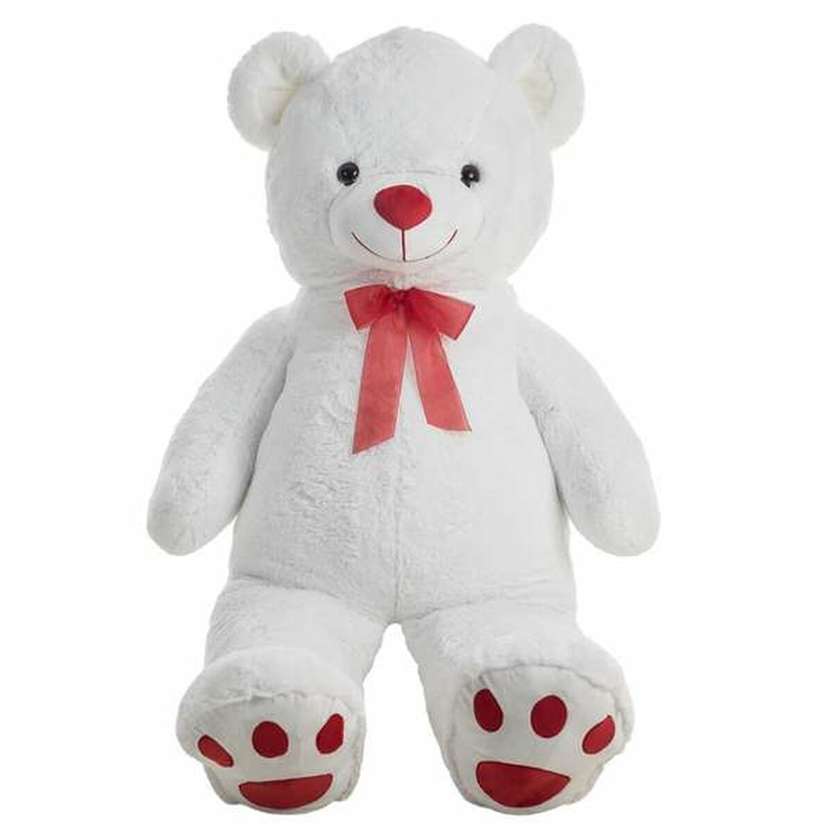 Plüschbär Pretty Weiß 160 cm Plüschbär Pretty Weiß 160 cm von BigBuy Fun