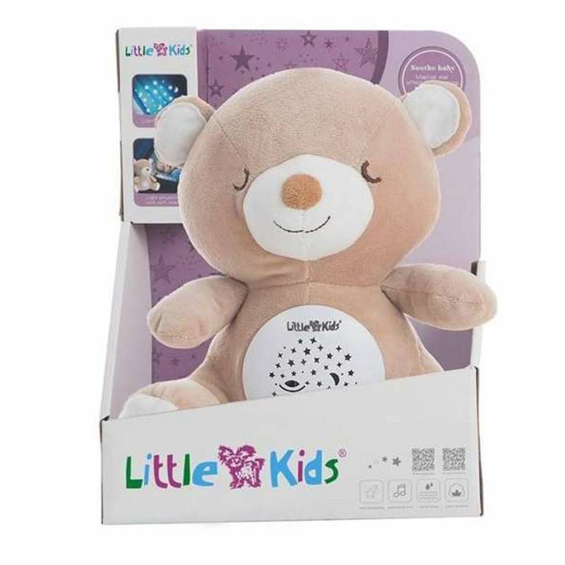 Plüschbär Projektor Sound Lichter 25 cm von BigBuy Fun