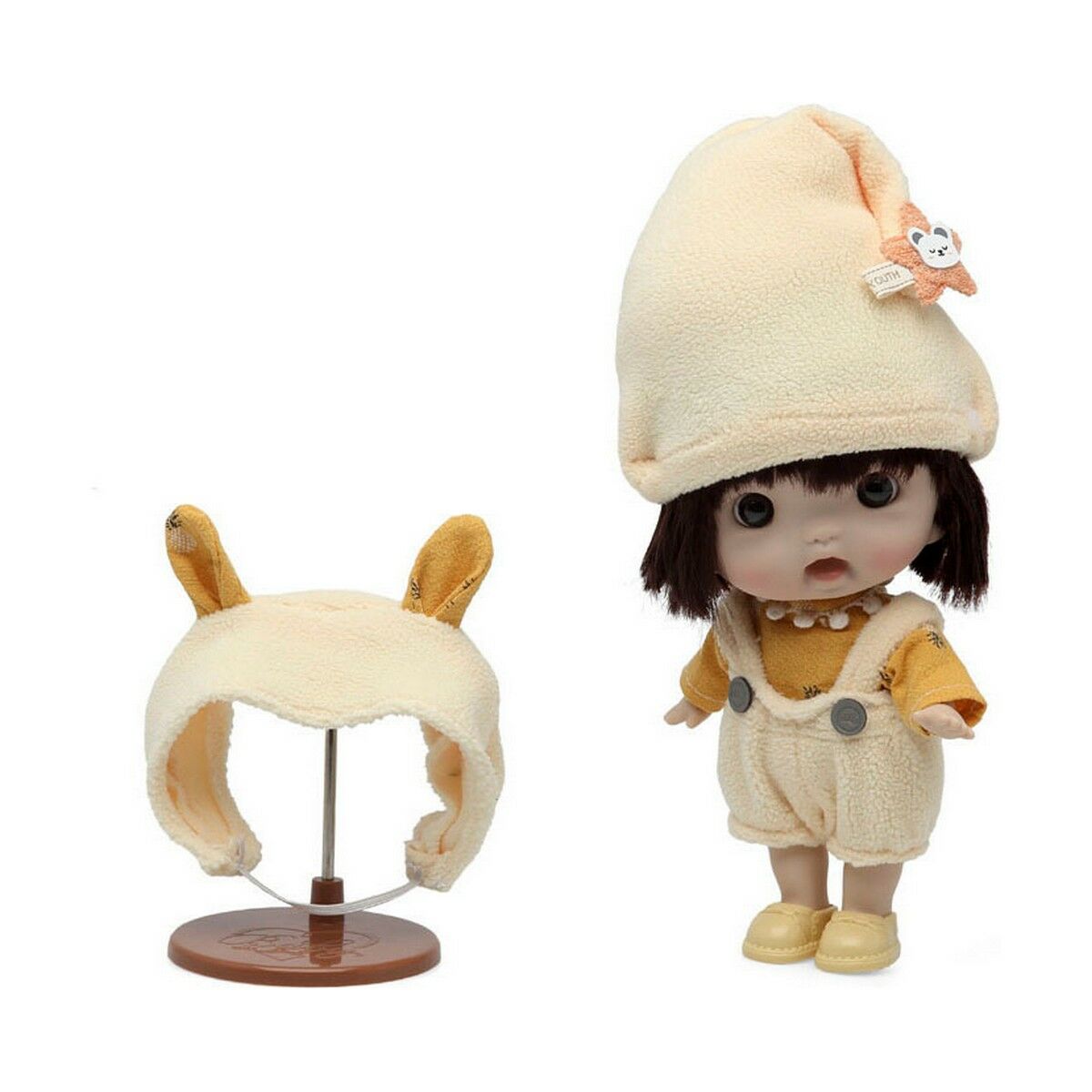 Baby-Puppe Lynmon baby Gelb Baby-Puppe Lynmon baby Gelb von BigBuy Kids
