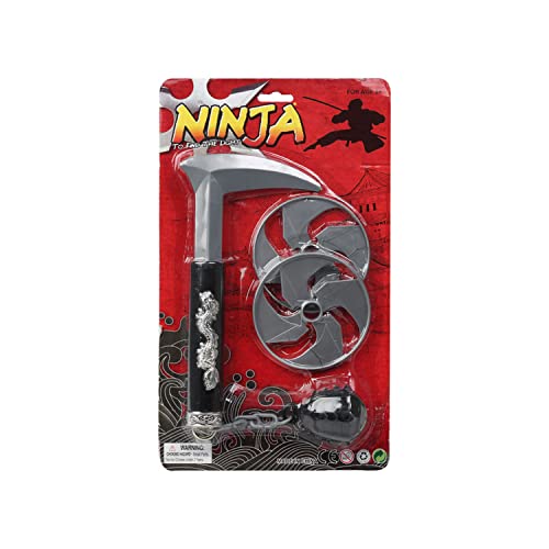 BigBuy Kids S1131476 Ninja Krieger Waffen Kit, bunt von BigBuy Kids