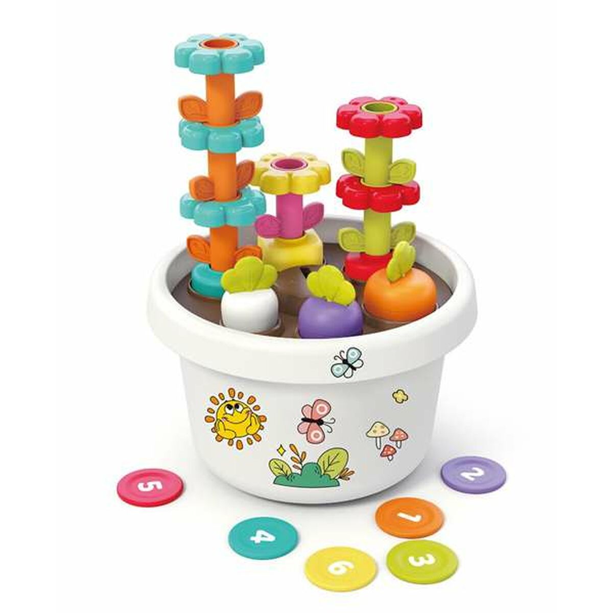 Geschicklichkeitsspiel für Babys Explore Potted Plant 18 x 18 x 12 cm Geschicklichkeitsspiel für Babys Explore Potted Plant 18 x 18 x 12 cm von BigBuy Kids