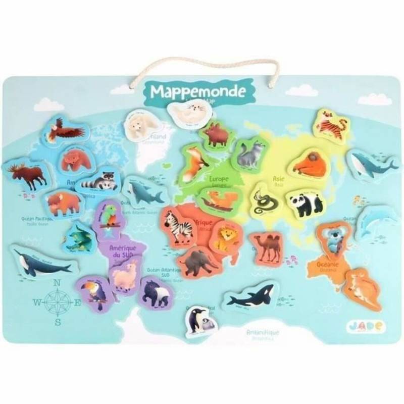 Lernspiel 40 x 30 cm Bunt Weltkarte Lernspiel 40 x 30 cm Bunt Weltkarte von BigBuy Kids