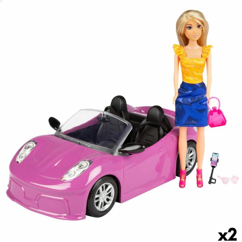 Puppe Isabella 33 x 13 x 18 cm (2 Stück) von BigBuy Kids