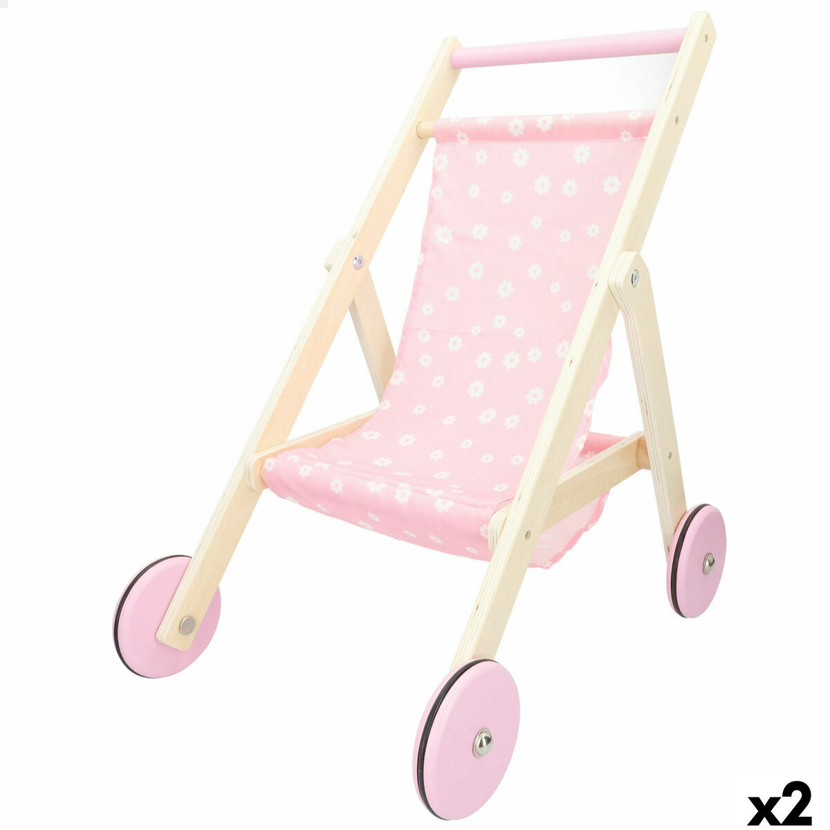 Puppenwägelchen 33 x 44 x 51 cm (2 Stück) von BigBuy Kids
