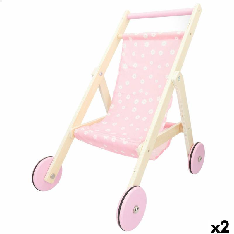 Puppenwägelchen 33 x 44 x 51 cm (2 Stück) von BigBuy Kids