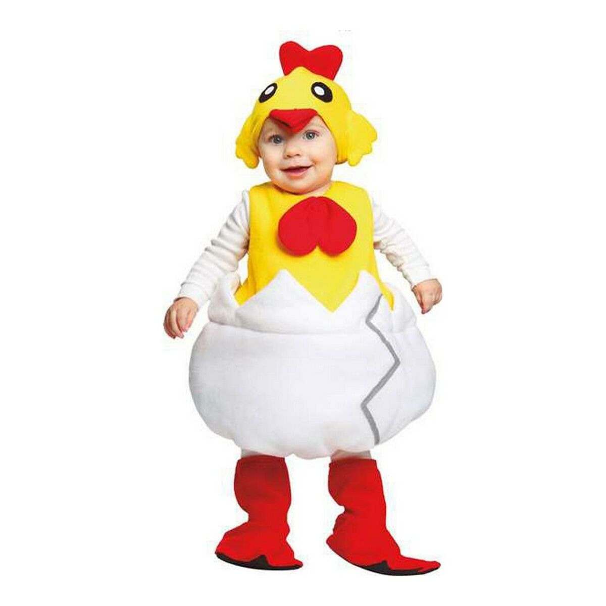 Verkleidung für Kinder 3-4 Jahre Huhn (3 Stücke) von BigBuy Kids