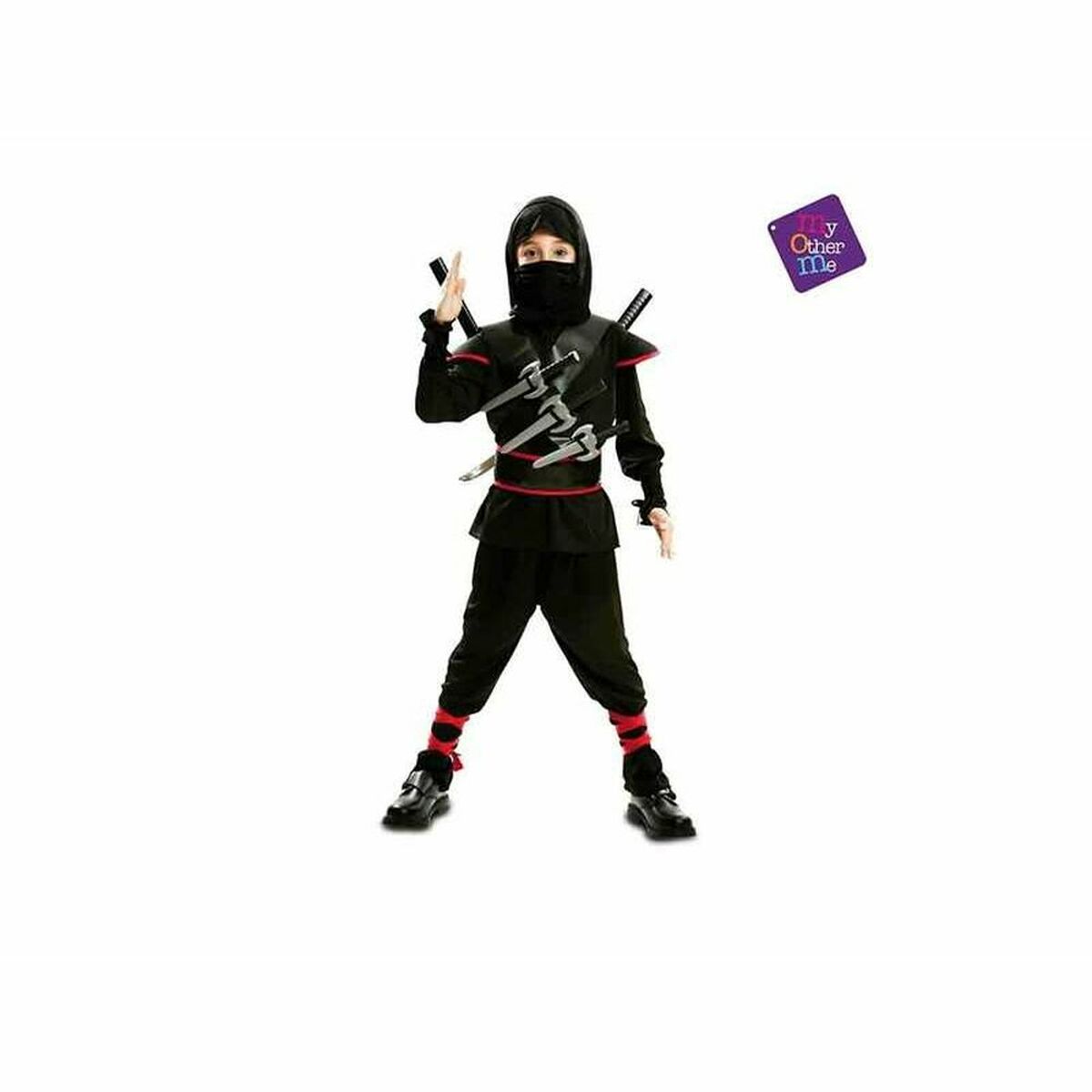 Verkleidung für Kinder Ninja (5 Stücke) von BigBuy Kids