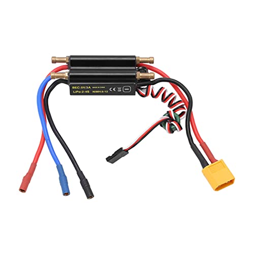 Brushless Motor ESC, 30A RC Boot Wasserdichter Brushless Controller ESC 2‑4S Elektrischer Geschwindigkeitsregler für 450 mm Bootsmodell 5 V/3 A Elektronische Komponenten Brushless Motor ESC, 30A RC Boot Wasserdichter Brushless Controller ESC 2‑4S Elektrischer Geschwindigkeitsregler für 450 mm Bootsmodell 5 V/3 A Elektronische Komponenten von BigKing