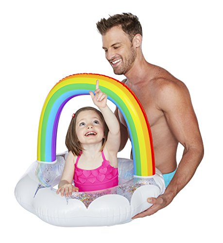BigMouth Kinder Pool Float, Regenbogen-Design Mehrfarbig von BigMouth