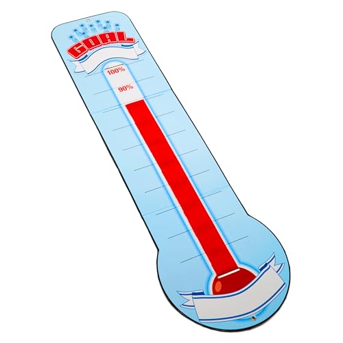 BigMouth Inc. Goal Setting Thermometer Chart - Reusable/Dry Erase with Pull Through Ribbon 48" X 11" BigMouth Inc. Goal Setting Thermometer Chart - Reusable/Dry Erase with Pull Through Ribbon 48" X 11" von BigMouth