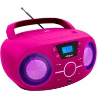 Tragbares CD/Radio mit USB pink von Bigben Interactive GmbH
