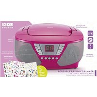 BigBen Kids, Tragbares CD/Radio CD60, CD-Player, pink von Bigben Interactive GmbH