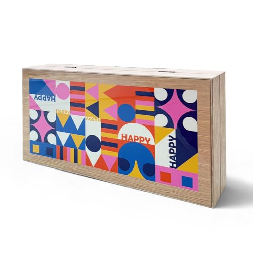 Biggdesign Happy Backgammon mit kratzfestem Boden, magnetisches MDF-Gehäuse, 2-fach lackiert Biggdesign Happy Backgammon mit kratzfestem Boden, magnetisches MDF-Gehäuse, 2-fach lackiert von BiggDesign